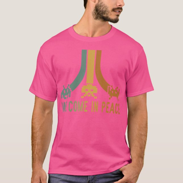 Camiseta Chegamos em paz (V1 - Limpo) (Frente)