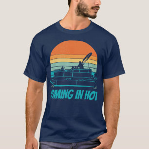 Camiseta Chegando no Barco de Barco Engraçado Quente Capitã