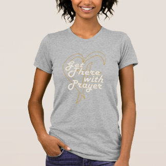 Camiseta Chegar lá com a Imagem de Cheio de Arte Cristã de 