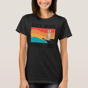 Camiseta Chegue Mais Preocupada Menos O Caminho Gráfico De