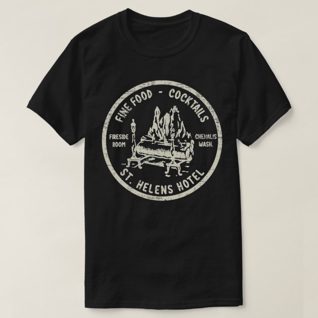Camiseta Chehalis Washington Vintage Anúncio (Frente do Design)