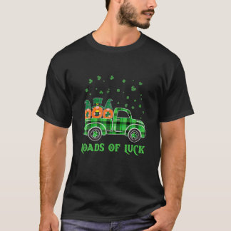 Camiseta Cheias de Xadrez verde, Rua de Gnomo de Patrick