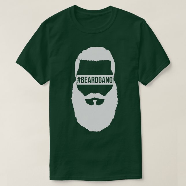 Camiseta Cheio BeardGang - Branco (Frente do Design)