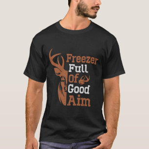Camiseta Cheio congelador de boa mira Engraçada Caça à temp