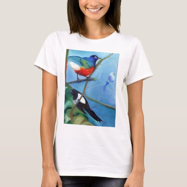 Camiseta Cheio da árvore dos pássaros 2012 (Frente)
