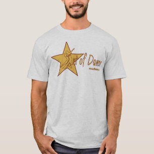 Camiseta Cheio da estrela do russo - esboços vermelhos