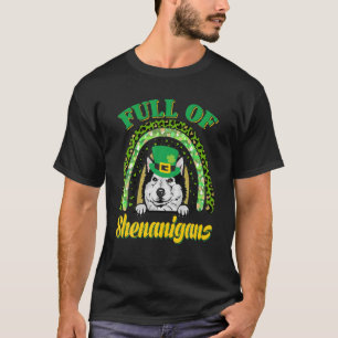 Camiseta Cheio Da Rua De Cães Malamute Do Alasca Shenanigan