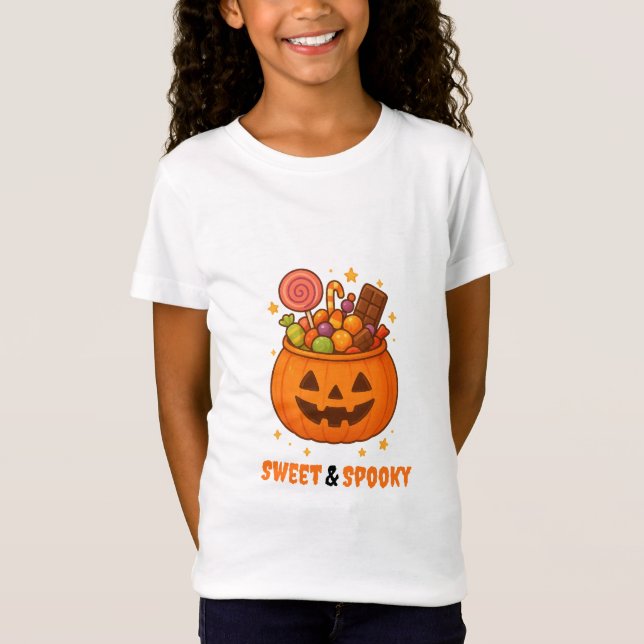 Camiseta Cheio de abóbora - Halloween (Frente)