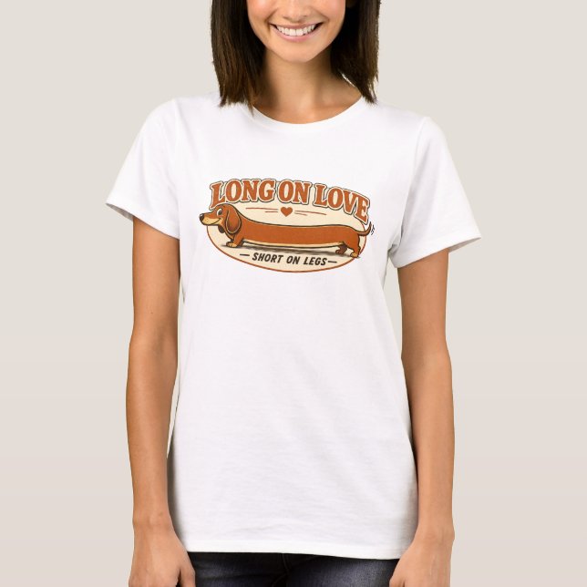 Camiseta Cheio de Amor, Poucas Pernas (Frente)