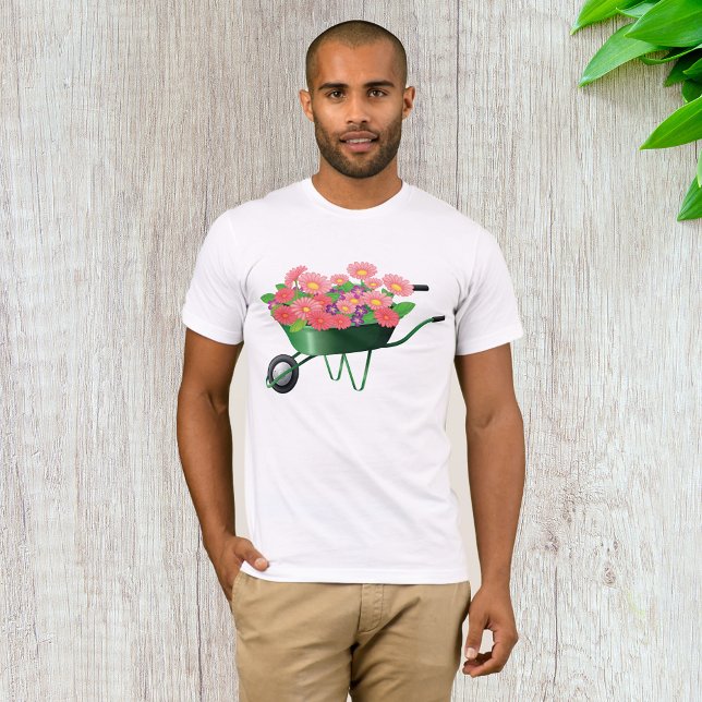 Camiseta Cheio De Barras De Rodas Para Flores, T-Shirt (Criador carregado)