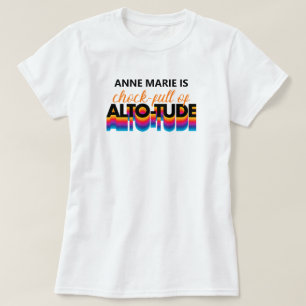 Camiseta Cheio de Choque Preto do Alto Tude