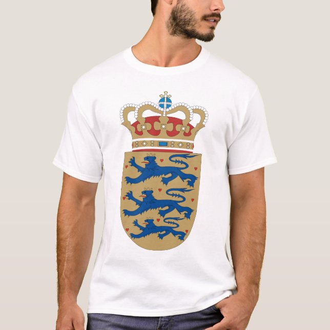 Camiseta Cheio de Dinamarca, Dinamarca (Frente)