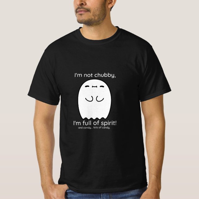 Camiseta Cheio de espírito... e de doces (Frente)