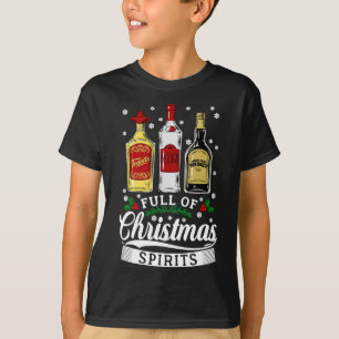 Camiseta Cheio De Espíritos Vodka Tequila Whiskey Xm