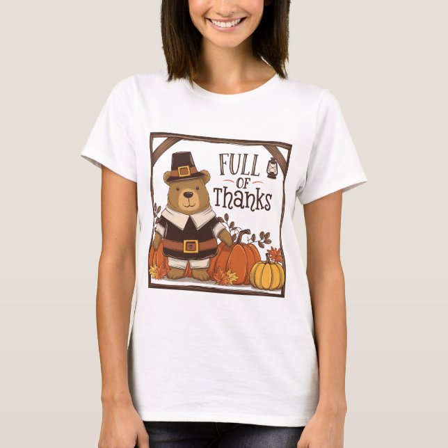 Camiseta Cheio de Gratidão (Frente)