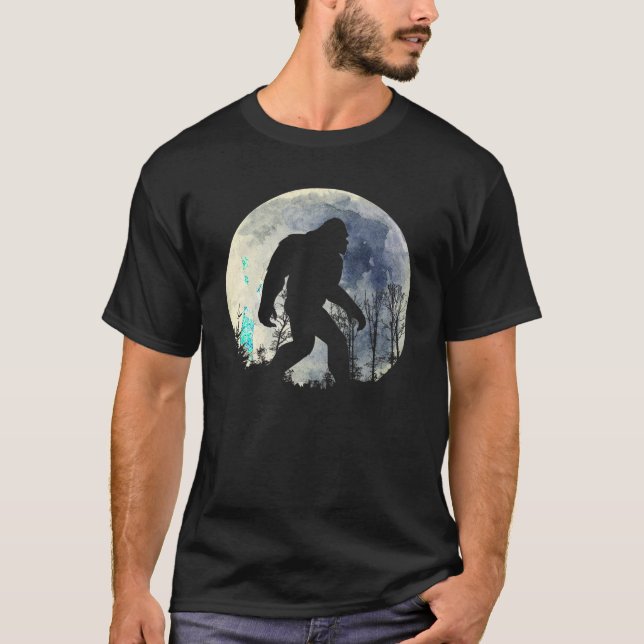 Camiseta cheio de lua de  gigante engraçado T Shirt (Frente)