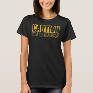 Camiseta Cheio De Precaução Do Pai Piadas Padre Piadas Dadd