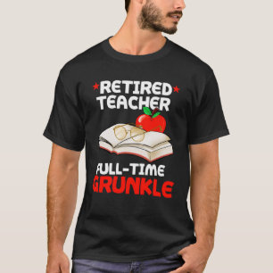 Camiseta Cheio de professor aposentado, Excelente de remend