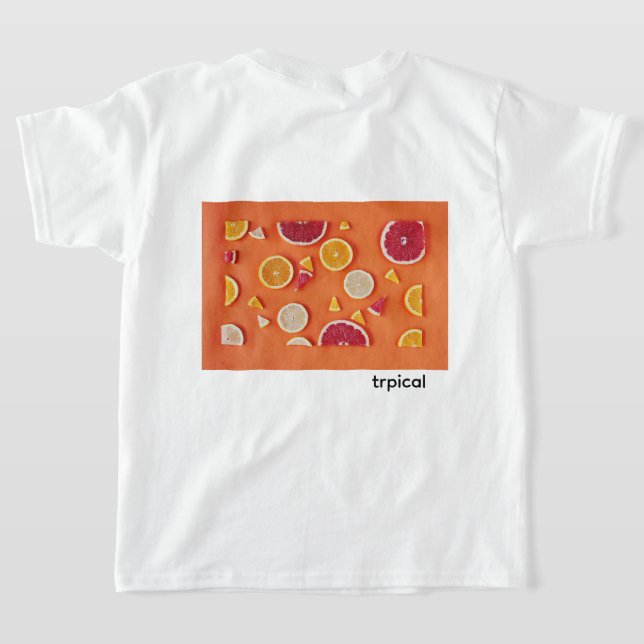 Camiseta cheio de Verão das frutas (Postura das costas)