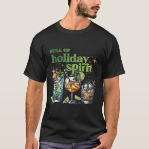 Camiseta Cheio De Vinho De Espírito Feriado Cai Furioso No 