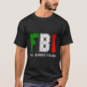 Camiseta Cheio Do Fbi Inundado De Leve Longa Para Ita Orgul
