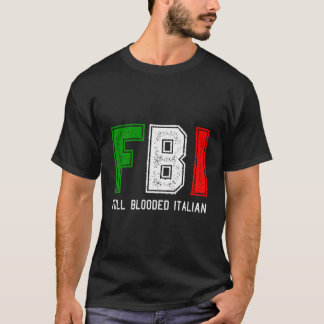Camiseta Cheio Do Fbi Inundado De Leve Longa Para Ita Orgul
