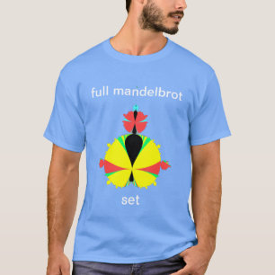 Camiseta Cheio do mandelbrot do pop do estilo T-Shirt
