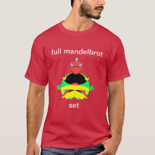 Camiseta Cheio do mandelbrot set pop-art T-Shirt