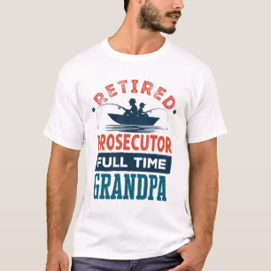 Camiseta Cheio do Ministério Público aposentado, aposentado