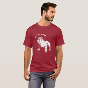 Camiseta Cheio Engraçado Moderno do Bull English Bulldog I