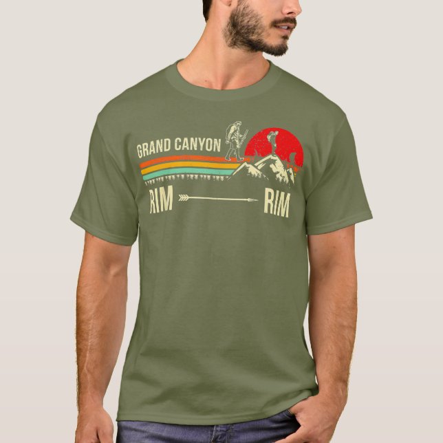Camiseta Cheio Grand Canyon Hike - Presente de Caminho - Mu (Frente)