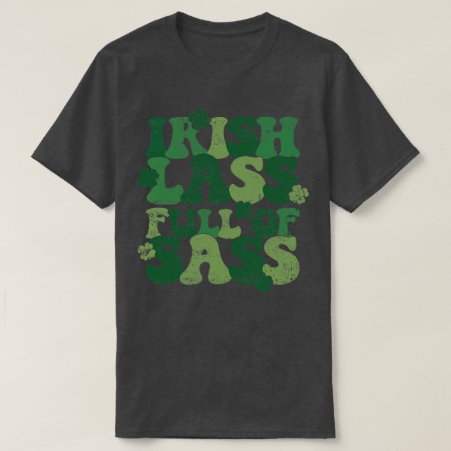 Camiseta Cheio Irlandês De Sass (Frente do Design)