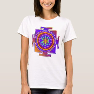 Camiseta CHEIO SRI YANTRA colorido + suas ideias