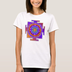 Camiseta CHEIO SRI YANTRA colorido + suas ideias