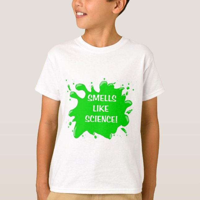 Camiseta cheira a ciência (Frente)