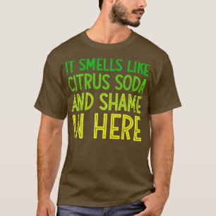 Camiseta Cheira a Citrus Soda e Vergonha aqui Engraçado