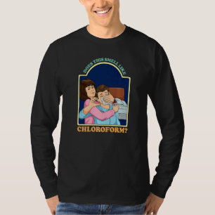Camiseta Cheira A Clorofórmio De Humor Escuro?