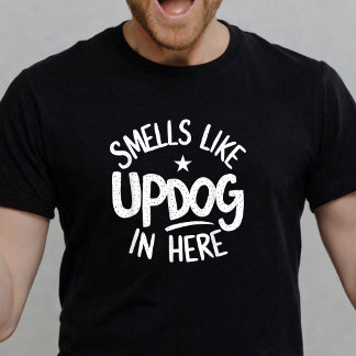 Camiseta Cheira como cachorro engraçado meme