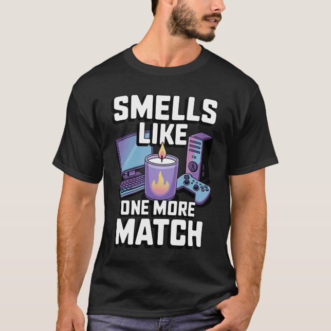 Camiseta Cheira como mais uma partida Presente de Vela para (Frente)