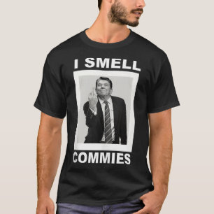 Camiseta Cheira-Me Engraçado Ronald Regan