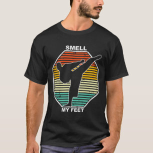 Camiseta Cheire meu pouco de Karate Judo Teakwondo Kickboxe