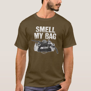 Camiseta Cheire meu saco (o fedor do hóquei)