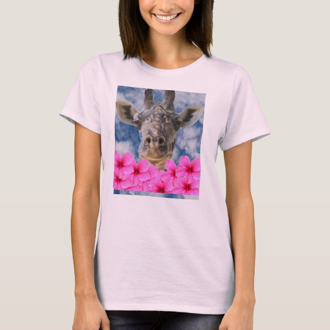 Camiseta Cheire o hibiscus (Frente)
