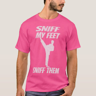 Camiseta Cheire Os Meus Pés Engraçados Karate Kickboxing Ku