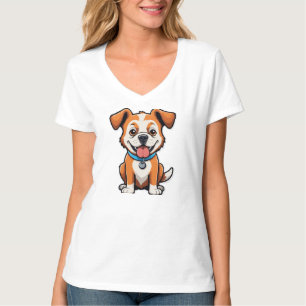 Camiseta Cheiro acontece - Caricatura Engraçada De Cachorro