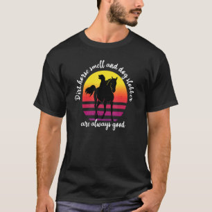 Camiseta Cheiro de Cavalo e Celeiro de Cachorro Dono de Faz