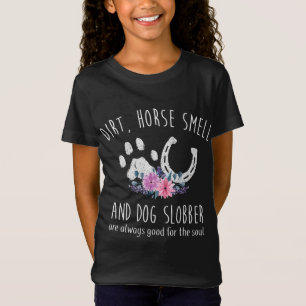 Camiseta Cheiro De Cavalo E Slobo De Cachorro Engraçado