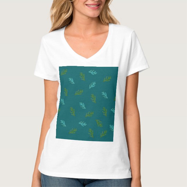 Camiseta Cheiro de Natal de uma floresta (Frente)