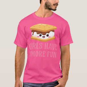 Camiseta Cheiros Engraçados Acampando Meninas Tem Um Campo