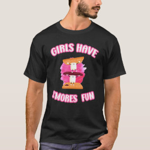 Camiseta Cheiros Engraçados Acampando Meninas Tem Um Campo 